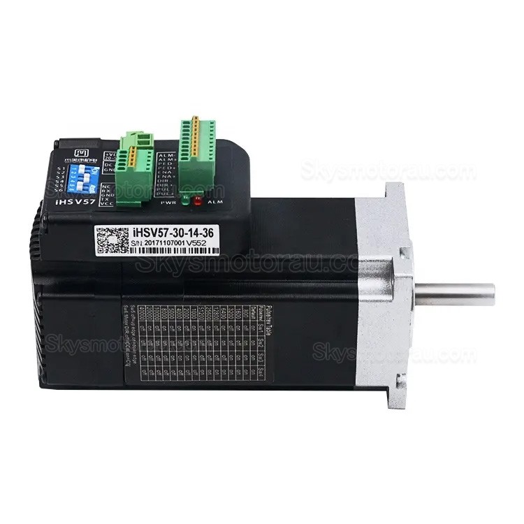 Nema 23 60mm 36V 140W Integrated AC Servo Motor JMC iHSV57-30-14-36 0.45N.m 5.4A 3000RPM